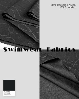 उच्च खिंचाव वाले पॉलिएस्टर इलास्टेन स्पोर्ट ब्रा कपड़े 260 ग्राम