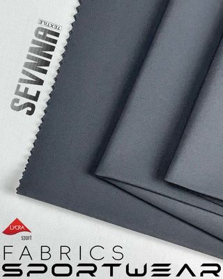 152 सेमी चौड़ाई 72% पुनर्नवीनीकरण सामग्री और 28% एक्सट्रा लाइफ लाइक्रा के साथ खिंचाव लाइक्रा कपड़े