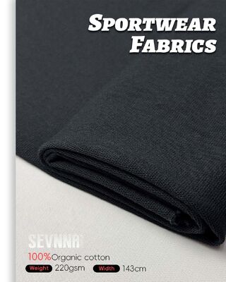 220gsm 100% ऑर्गेनिक कॉटन बाइकिंग फ़ैब्रिक प्रीमियम साइकिलिंग टेक्सटाइल के लिए उच्च स्थायित्व के साथ