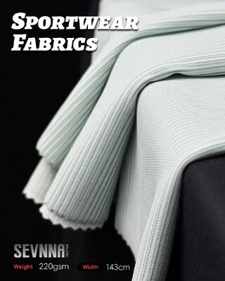 सांस लेने योग्य आर्द्रता विकिंग योग पहनें फैब्रिक स्ट्रेचिंग एंटी गंध के साथ और एक्टिववियर के लिए परिपत्र बुनाई