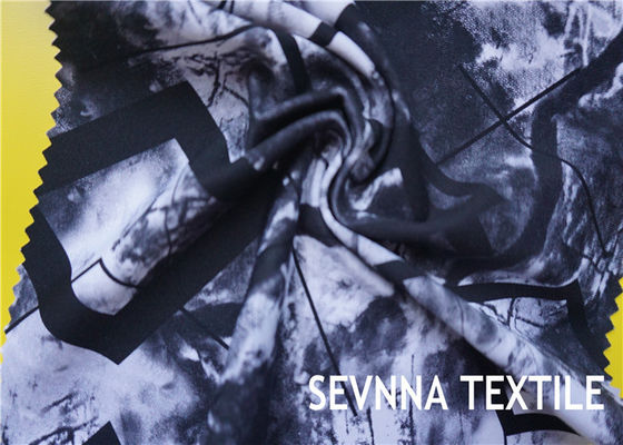 रंगे रंग पुनर्नवीनीकरण लाइक्रा कपड़े Dtm कपड़ा बुना हुआ 2 रास्ता खिंचाव 175gsm