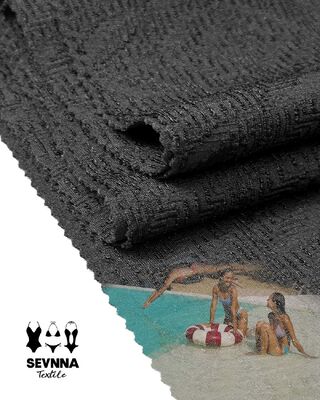 Circular Knitting Recycled Nylon Fabric with 53% Recycled Polyester and 390gsm Weight for Sustainable Textile Solutions