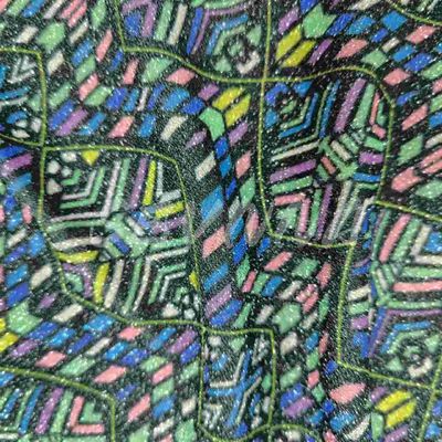 Soft Comfortable Double Knit Fabric with Recycled Poly and Metallic for Summer/Autumn Wear गर्मियों/शरद ऋतु पहनने के लिए
