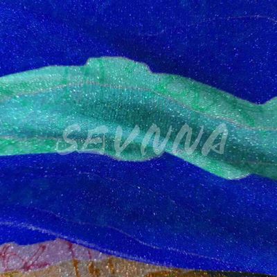 पर्यावरण के अनुकूल जैक्वार्ड डबल बुना कपड़ा धातु के साथ खत्म