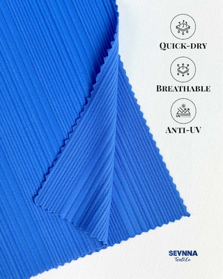 उच्च प्रदर्शन और फैशनेबल स्नान पोशाक के लिए नीले रंग के कपड़े