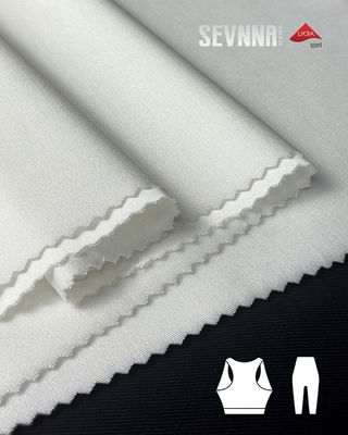 हल्का स्ट्रेच लाइक्रा फ़ैब्रिक 85% रीसायकल पॉलिस्टर