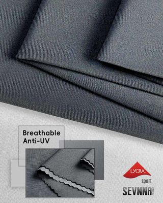 152 सेमी चौड़ाई 72% पुनर्नवीनीकरण सामग्री और 28% एक्सट्रा लाइफ लाइक्रा के साथ खिंचाव लाइक्रा कपड़े