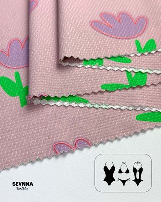 180 ग्राम वजन के साथ गर्मियों और शरद ऋतु पहनने के लिए डबल बुना हुआ कपड़े पर्यावरण के अनुकूल 87% पुनर्नवीनीकरण नायलॉन