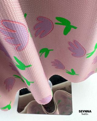 180 ग्राम वजन के साथ गर्मियों और शरद ऋतु पहनने के लिए डबल बुना हुआ कपड़े पर्यावरण के अनुकूल 87% पुनर्नवीनीकरण नायलॉन