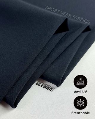 150 सेमी चौड़ाई और एक्टिववियर के लिए रीसायकल नायलॉन स्पैन्डेक्स मिश्रण के साथ अनुकूलन योग्य स्पोर्ट्स ब्रा फैब्रिक