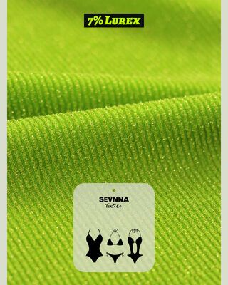 पर्यावरण के अनुकूल स्विमवियर फैब्रिक, 120 सेमी चौड़ाई, सांस लेने योग्य और टिकाऊ पुनर्नवीनीकरण स्विमवियर सामग्री