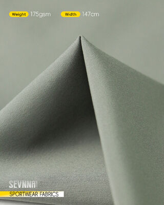 एथलेटिक वस्त्रों के लिए 147 सेमी चौड़ाई और लोचदार हेम के साथ 175Gsm रनिंग कपड़े