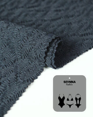 टिकाऊ स्विमवियर के लिए 215gsm टिकाऊ पर्यावरण के अनुकूल पुनर्नवीनीकरण स्विमवियर फैब्रिक