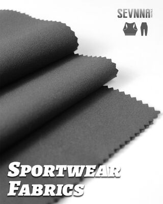 Soft Stretch Lycra Fabric with High Elasticity and Custom Color Options for Athletic and Casual Wear
