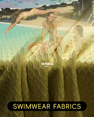 इको फ्रेंडली स्विमवियर फैब्रिक, जो स्विमवियर संग्रहों के लिए बेहतर टिकाऊपन और आराम के साथ पर्यावरणीय मानकों को पूरा करने के लिए विकसित किया गया है