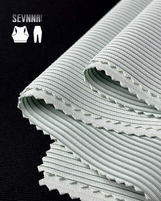 सांस लेने योग्य आर्द्रता विकिंग योग पहनें फैब्रिक स्ट्रेचिंग एंटी गंध के साथ और एक्टिववियर के लिए परिपत्र बुनाई