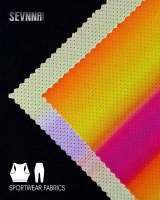 एंटी-ऑडर तकनीक और हाई-परफॉर्मेंस एक्टिववियर के लिए सांस लेने योग्य मेश के साथ 180GSM रनिंग फैब्रिक्स