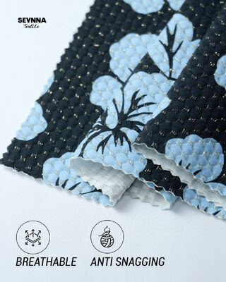 आरामदायक डबल बुना हुआ कपड़ा बुना हुआ सामग्री फैशन परिधान के लिए आदर्श आकस्मिक पहनने और सांस लेने वाली कोमलता प्रदान करने वाला upholstery