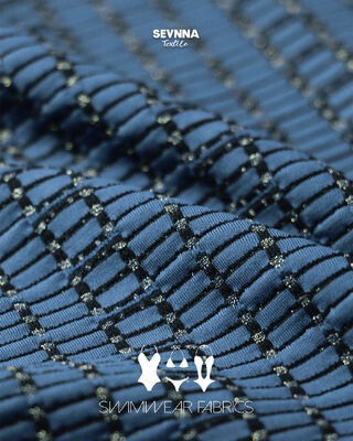 290gsm पुनर्नवीनीकरण स्विमवीयर फ़ैब्रिक इको फ्रेंडली टिकाऊ स्विम मटीरियल गर्मियों के स्विमवीयर के लिए