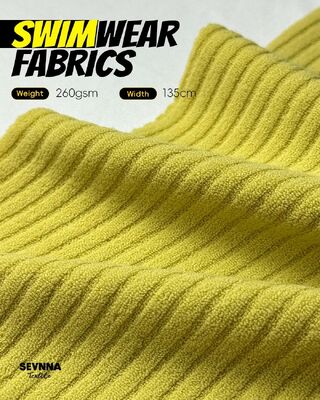 पर्यावरण के अनुकूल स्विमवियर के लिए 260 ग्राम सांस लेने योग्य त्वरित सूखने योग्य पुनर्नवीनीकरण स्विमवियर कपड़े