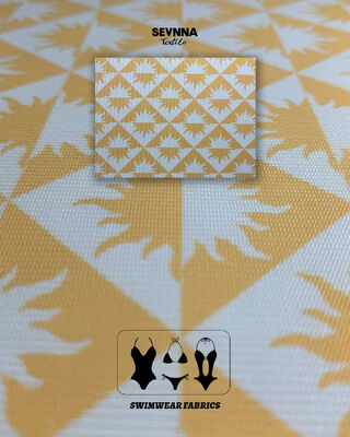 260gsm उच्च क्लोरीन प्रतिरोध UPF 50+ बनावट वाला स्विम फैब्रिक टिकाऊ स्विमवियर के लिए