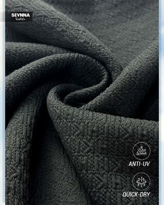 उच्च क्लोरीन प्रतिरोधक बनावट वाले स्नैम कपड़े 98% पुनर्नवीनीकरण पॉलिएस्टर और UPF 50+ सुरक्षा के साथ