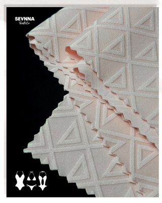 Premium Sport Bra Fabric with 83% Recycled Nylon + 17% Spandex, 215gsm Weight and Seamless Construction for Maximum Comfort