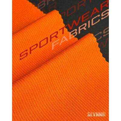 190GSM UPF 50+ पुनर्नवीनीकरण PBT रिब्ड टेक्सचर्ड Tricot Swim Fabric SP7616