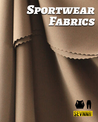 कार्यात्मक कपड़े प्रदर्शन वस्त्र 190-200 ग्राम वजन 62% कोलेजन नायलॉन + 38% इलास्टेन मिश्रण और रंग प्रतिरोधी गुण