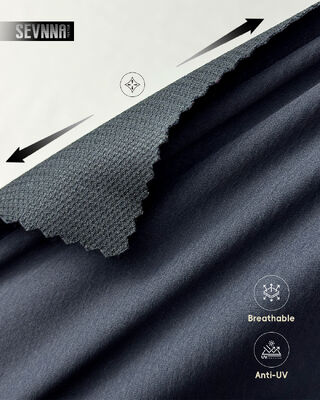 230gsm वजन, 132cm चौड़ाई और हाई परफॉरमेंस साइकिलिंग परिधान के लिए नमी सोखने वाला टिकाऊ बाइकिंग फैब्रिक