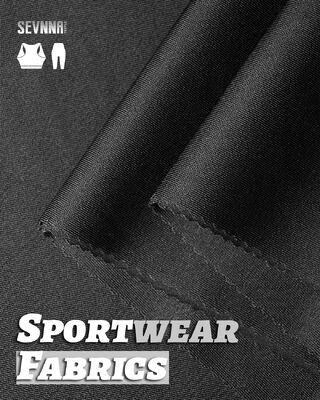 कार्यात्मक कपड़े प्रदर्शन वस्त्र 190 ग्राम वजन 163 सेमी चौड़ाई और 55% पुनर्नवीनीकरण पॉलिएस्टर एसडी + 44% सोरोना संरचना