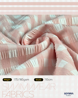 क्लोरीन प्रतिरोधी इको फ्रेंडली स्विमवियर फैब्रिक जिसमें दो तरफा इलास्टिक और त्वरित सुखाने के गुण हैं