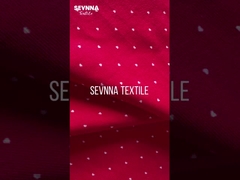 ग्रीष्म ऋतु में कपड़ों के कारोबार के लिए 210 ग्राम का डबल ब्रित फैब्रिक