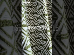 पुनर्नवीनीकरण पॉलिएस्टर सामग्री के लिए 120 सेमी चौड़ाई डबल बुना हुआ कपड़े