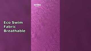 पुनर्नवीनीकरण स्विमवीयर फैब्रिक पर्यावरण-अनुकूल सांस लेने योग्य