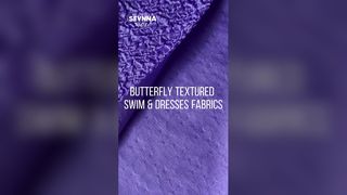 टेक्सचर्ड स्विम फैब्रिक UPF 50+ पुनर्नवीनीकरण नायलॉन